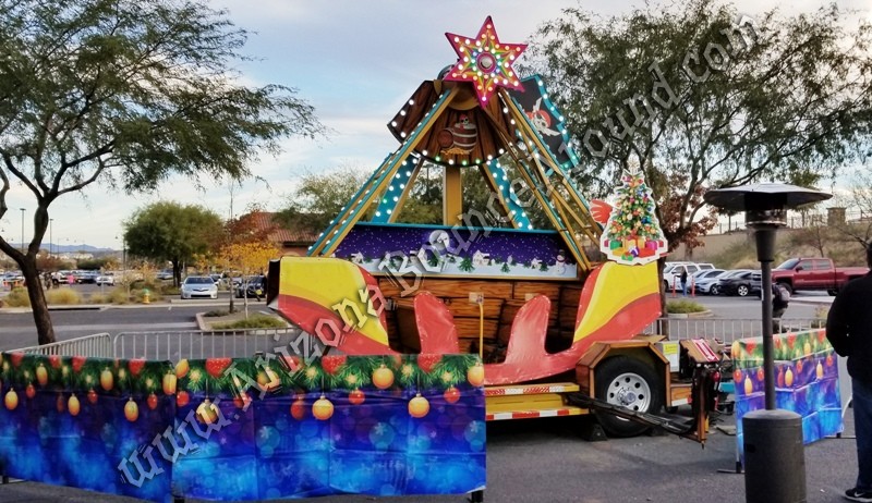 Rocking Santa Sleigh rental Phoenix